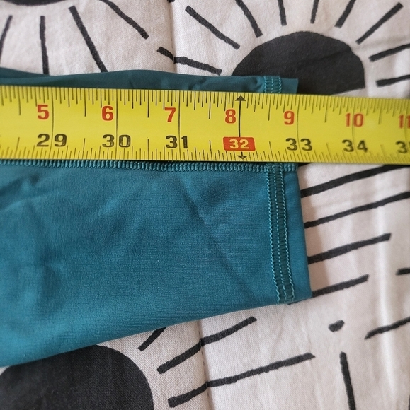 VGUC Athleta Lightening 7/8 Tight Bullard Teal Green Xsmall - Picture 14 of 16